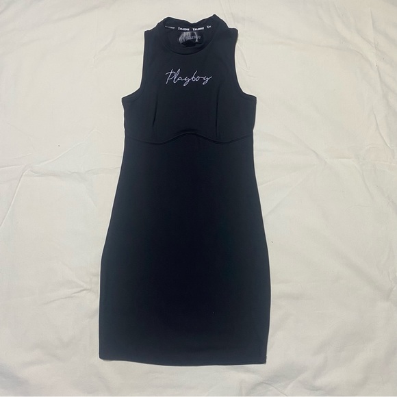 black playboy bodycon minidress - Picture 5 of 8